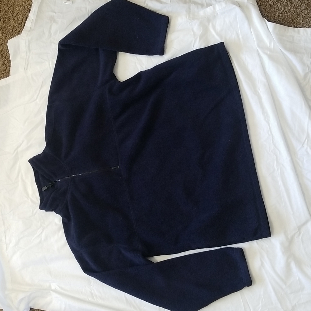 PROSPIRIT Fleece Dark Blue Mens Large Jacket - Picture 8 of 12
